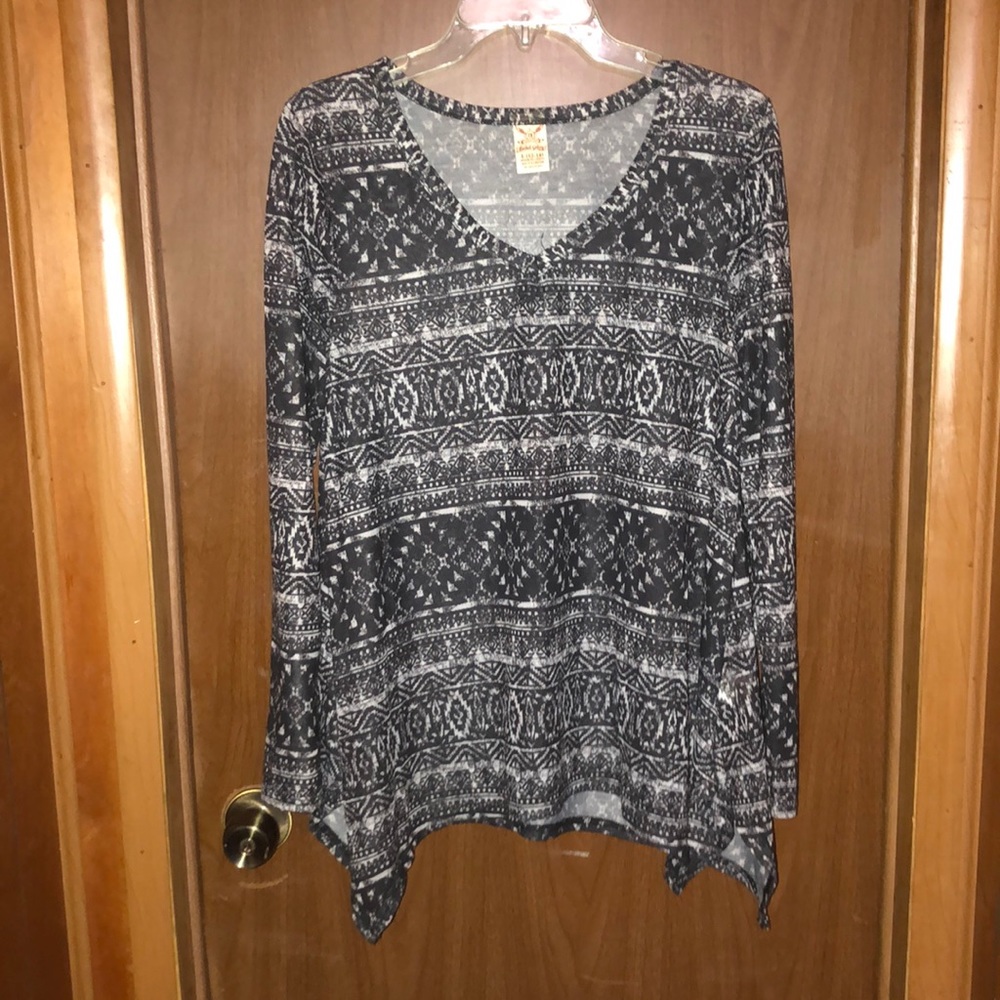 Women’s Faded Glory V-Neck Blouse